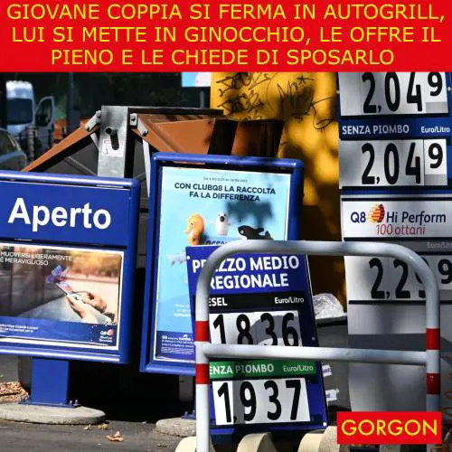 La satira del giorno. Autogrill