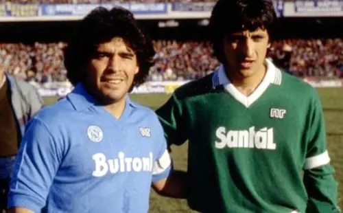 Ramón Angel Díaz, el puntero triste soltanto a Napoli 