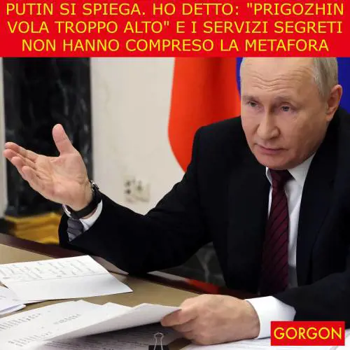 La satira del giorno. Putin si spiega