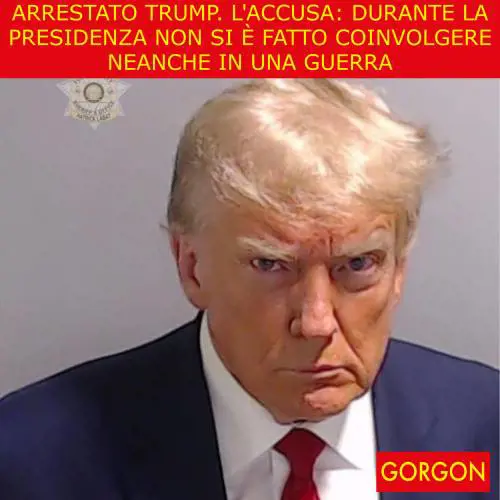 La satira del giorno. Arrestato Trump
