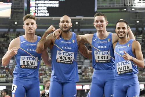 Mondiali di atletica, altra medaglia per l'Italia: la staffetta 4x100 conquista l'argento