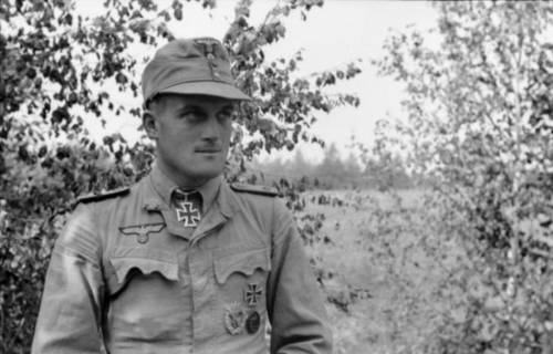 Il capitano Siegfried Grabert dei Brandenburg Kommando in una foto d'archivio.