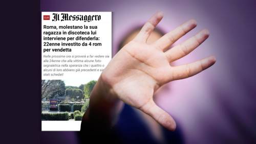 Ragazza molestata e fidanzato picchiato: la violenza choc di quattro rom