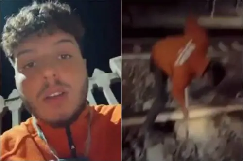 Fermo immagine da video del Tg1