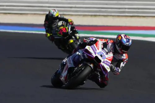 MotoGP Misano, Martin re del sabato ma stoico Bagnaia