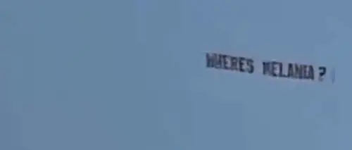 "Dov'è Melania?". In Iowa lo striscione per provocare Trump