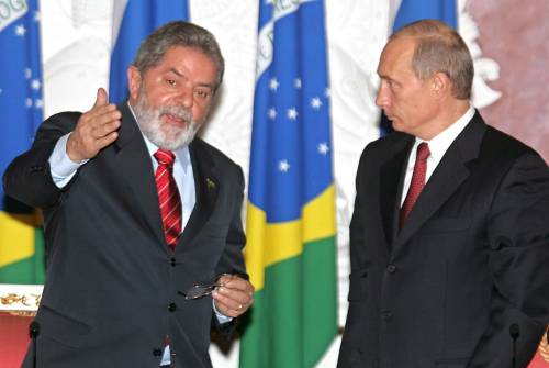 Lula e Putin nel 2005
