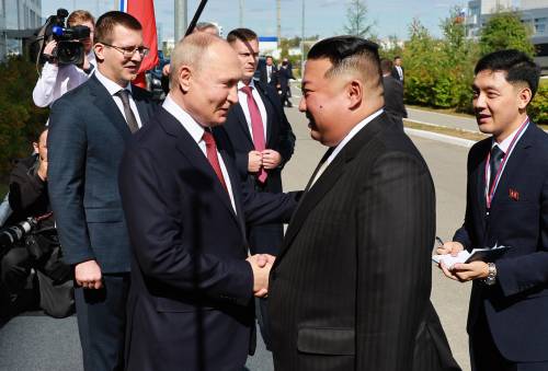 L'incontro tra Putin e Kim Jong Un al cosmodromo di Vostochny in Russia
