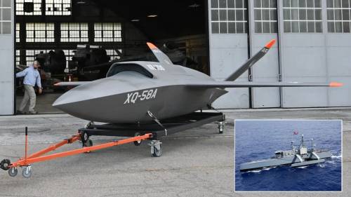 Il drone "Valkyrie" e la nave a pilotaggio remoto Sea Hunter.