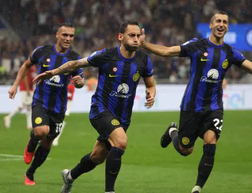 Inter-Milan, le pagelle del derby: doppietta di Mkhitaryan (voto 8,5), Thiaw sfortunato (voto 4)