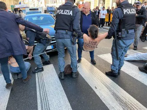 Il dispositivo di sicurezza rovina il blitz agli ecovandali