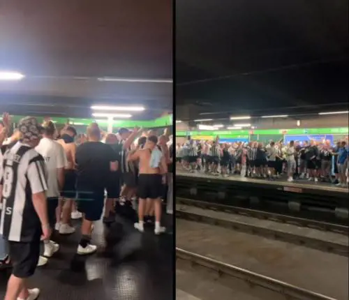 Molestie e atti di vandalismo in metro a Milano: alta tensione Milan-Newcastle