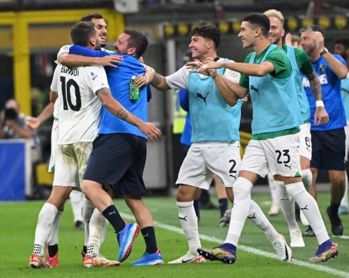 Il Sassuolo ci ha preso gusto: dopo la Juve batte l’Inter 2-1 a San Siro
