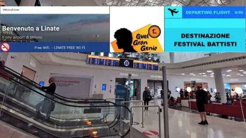 A Linate si vola celebrando Lucio Battisti