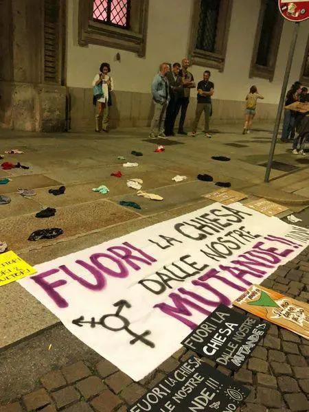 Dal profilo Facebook di "Non una di meno"