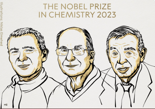 Moungi G. Bawendi, Louis E. Brus e Alexei I. Ekimov, sono i vincitori del Nobel per la Chimica 2023
