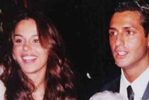 Nina Moric e Fabrizio corona nel giorno delle loro nozze (2001)