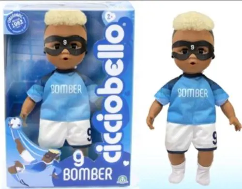 "Cicciobello bomber": scoppia il caso del bambolotto di Osimhen