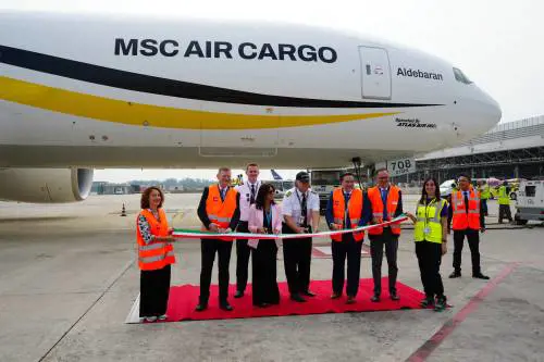 Decollato da Malpensa per Tokio il primo volo diretto di Msc Air Cargo 