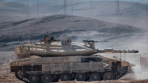 Il carro armato israeliano Merkava Iv "Barak". Fonte: Idf.