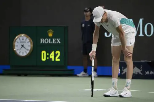 Atp Shangai, Sinner si ferma agli ottavi: vince l'americano Shelton