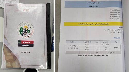 Tabelle e mappe: trovato il documento top secret con i piani di Hamas