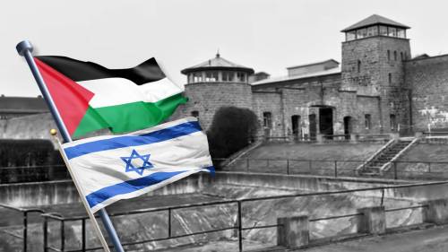 “Israele stermina la Palestina”. Frase choc nel lager di Mauthausen
