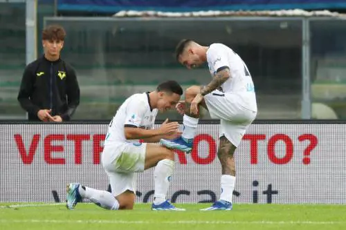 Il Napoli cala il tris a Verona: Politano e Kvara "salvano" Garcia