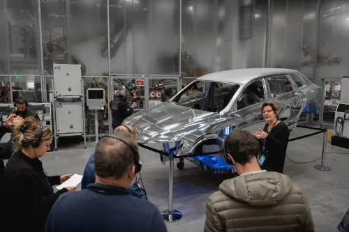 Nella sede Audi a Bruxelles, le foto della fabbrica
