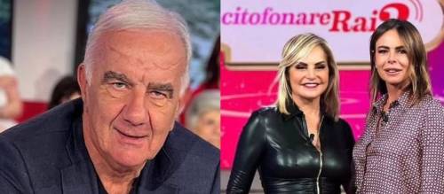 “Fatela voi la trasmissione…”. Gene Gnocchi litiga con Paola Perego e Simona Ventura (ma è una gag)