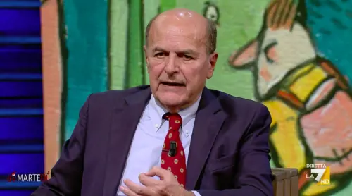 "La separazione da Giambruno? Una lezione per Meloni". Bersani la spara grossa in tv
