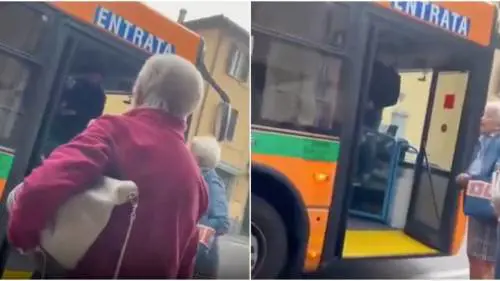 L'autista anti-anziani: "Tutti giù dal bus"