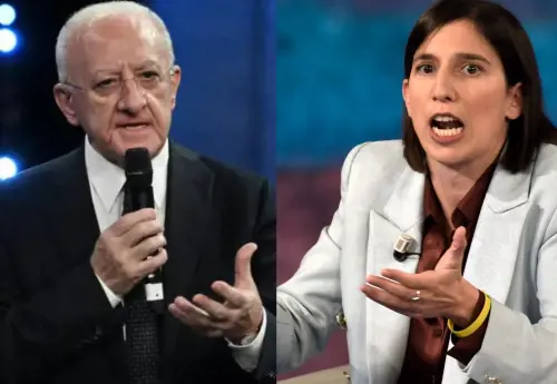 "Un'altra figuraccia". De Luca randella ancora la Schlein