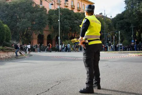 Un momento del corteo svoltosi a Modena
