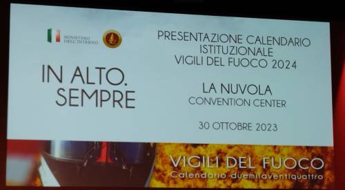 Presentato a Roma il calendario storico dei Vigili del Fuoco