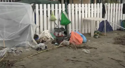 Il luogo dove è stato trovato il cadavere