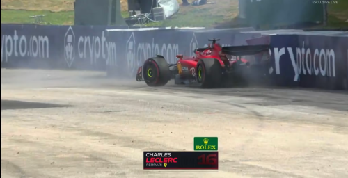 Leclerc fuori al via: l'incidente del ferrarista al GP del Brasile