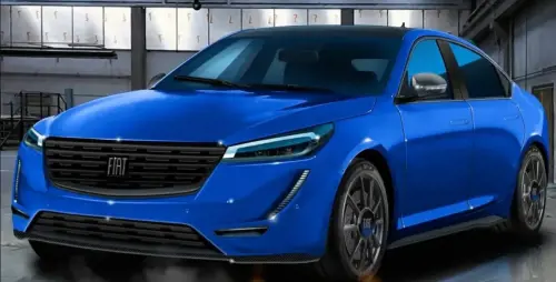 Render di Fiat Croma a cura di Tommaso D'Aquino