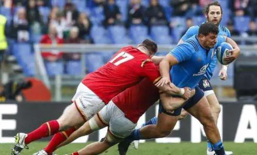 Sami Panico ai tempi dell'Italrugby