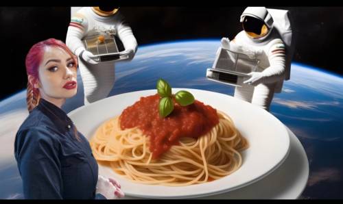 La cucina italiana alla conquista dello spazio