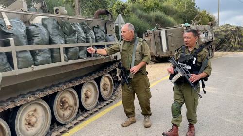 Yehuda Calo e Cesare Fusaro della protezione del kibbutz