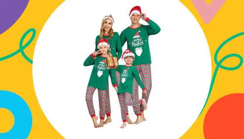Pigiami natalizi coordinati per tutta la famiglia: offerte per un Natale da cartolina