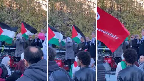"Ma li avete visti? Una casa di riposo…". Il comizio choc della sostenitrice di Hamas a Milano