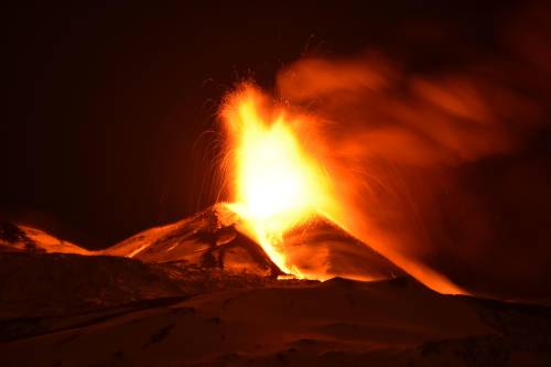 Lo spettacolo dell'Etna: una nuova eruzione