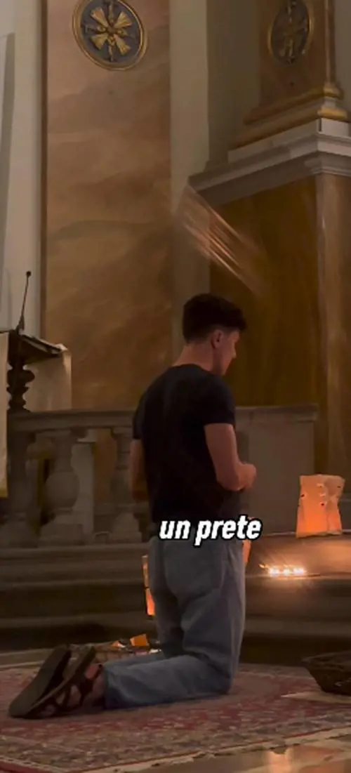 Edoardo, da più bello d'Italia a prete