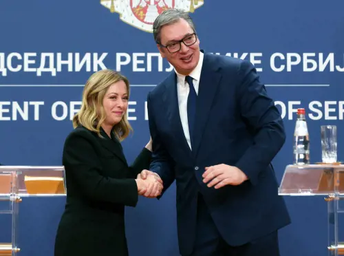 Immigrazione, imprese, Ue: Meloni rilancia il ponte Roma-Belgrado