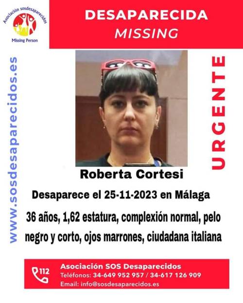 Il giallo di Roberta Cortesi, scomparsa in Spagna: l'ombra del delitto