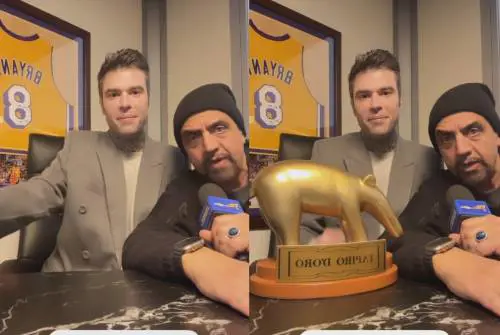 "Ma che rottura di pa....". Fedez sbotta per l'ennesimo tapiro d'Oro