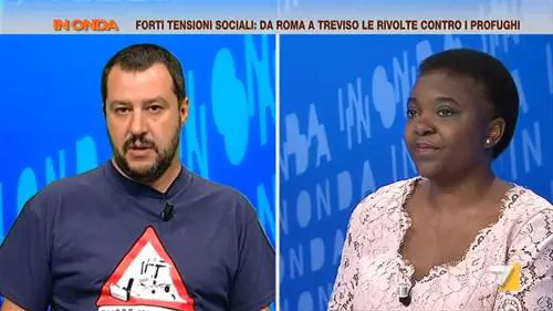 "Fannullone", "Lei dà i numeri". Lo scontro Kyenge-Salvini nel 2015