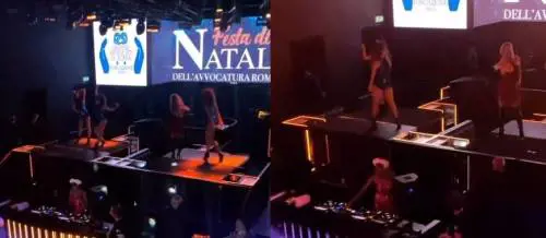 "Inopportuno": bufera per le "cubiste" alla festa dell'Ordine degli avvocati di Roma
